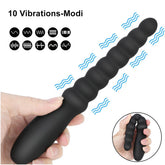 TPFSecret gewellter Analvibrator für Männer und Frauen ohne Remote Controll - Schwarz